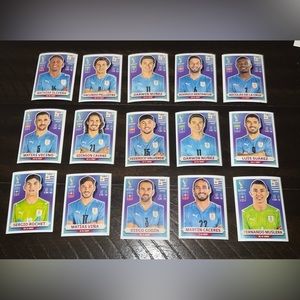 Uruguay. World Cup cards